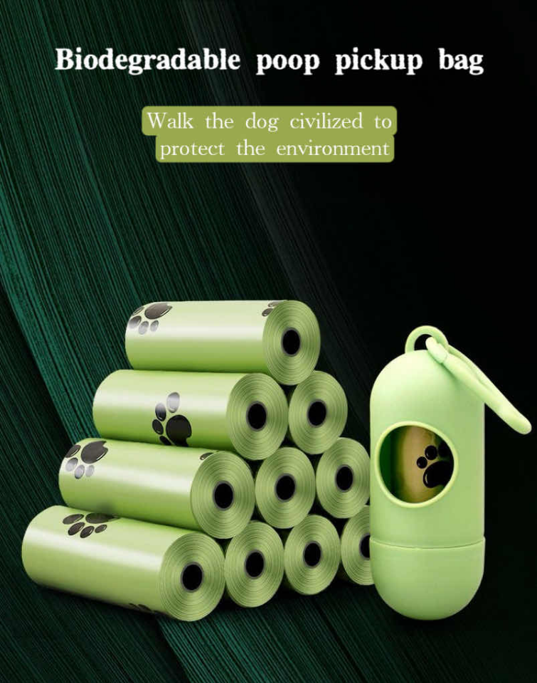 EcoDoggy Bags (Dog Poop Bags - Leak-Proof and Extra-Thick Pet Waste Bags for Big and Small Dogs - Refill Rolls)